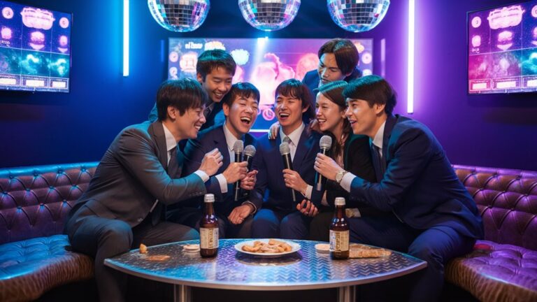 karaoke builds office team spirit