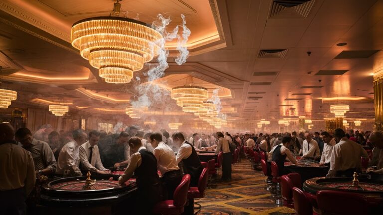 casino smoke heats building up