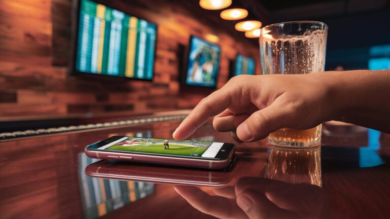 real time sports wagering action