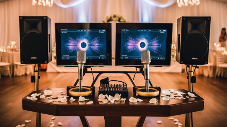 wedding party karaoke equipment