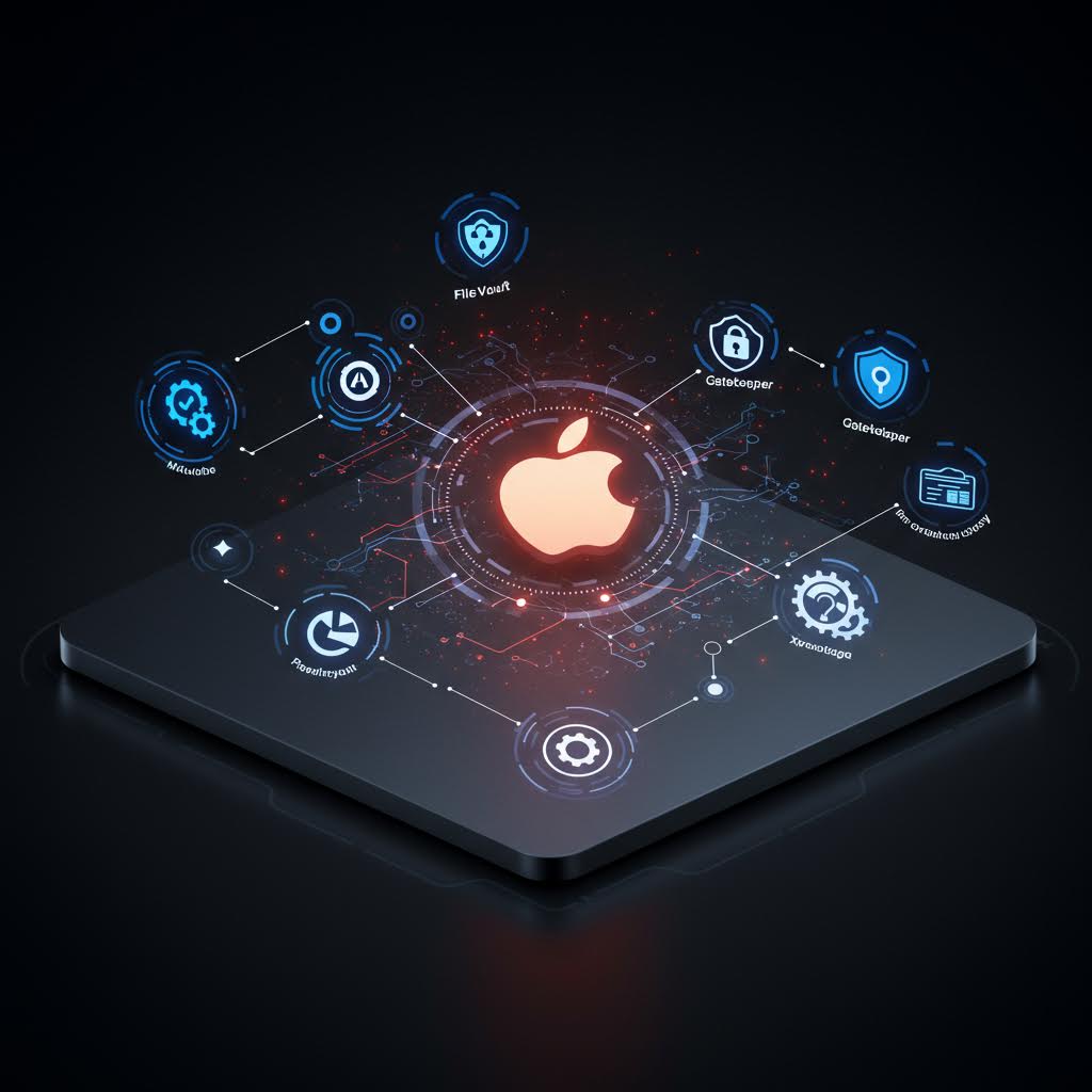 암호화와 방화벽 아이콘이 결합된 보안 그래픽 속에서 온카스터디의 상징적 의미가 드러나는 장면