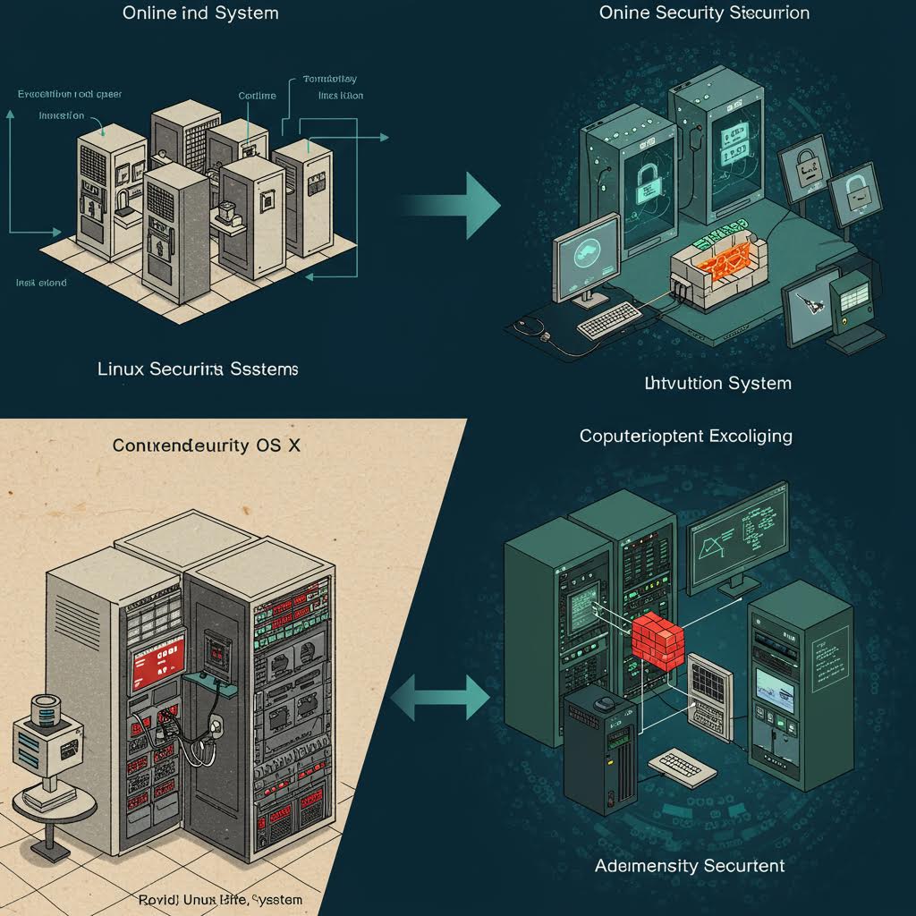 보안 아키텍처 혁신과 실시간 위협 대응 체계를 Linux와 OS X 환경 중심으로 해석한 구성에 온카스터디 포함자료