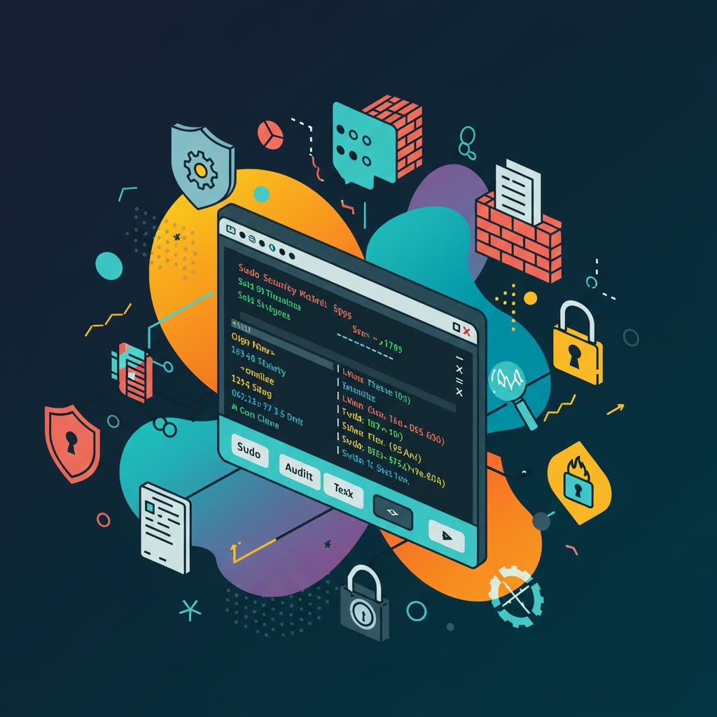 다채로운 보안 아이콘이 떠오르며 데이터의 신뢰 구조를 시각화한 온카스터디의 흐름